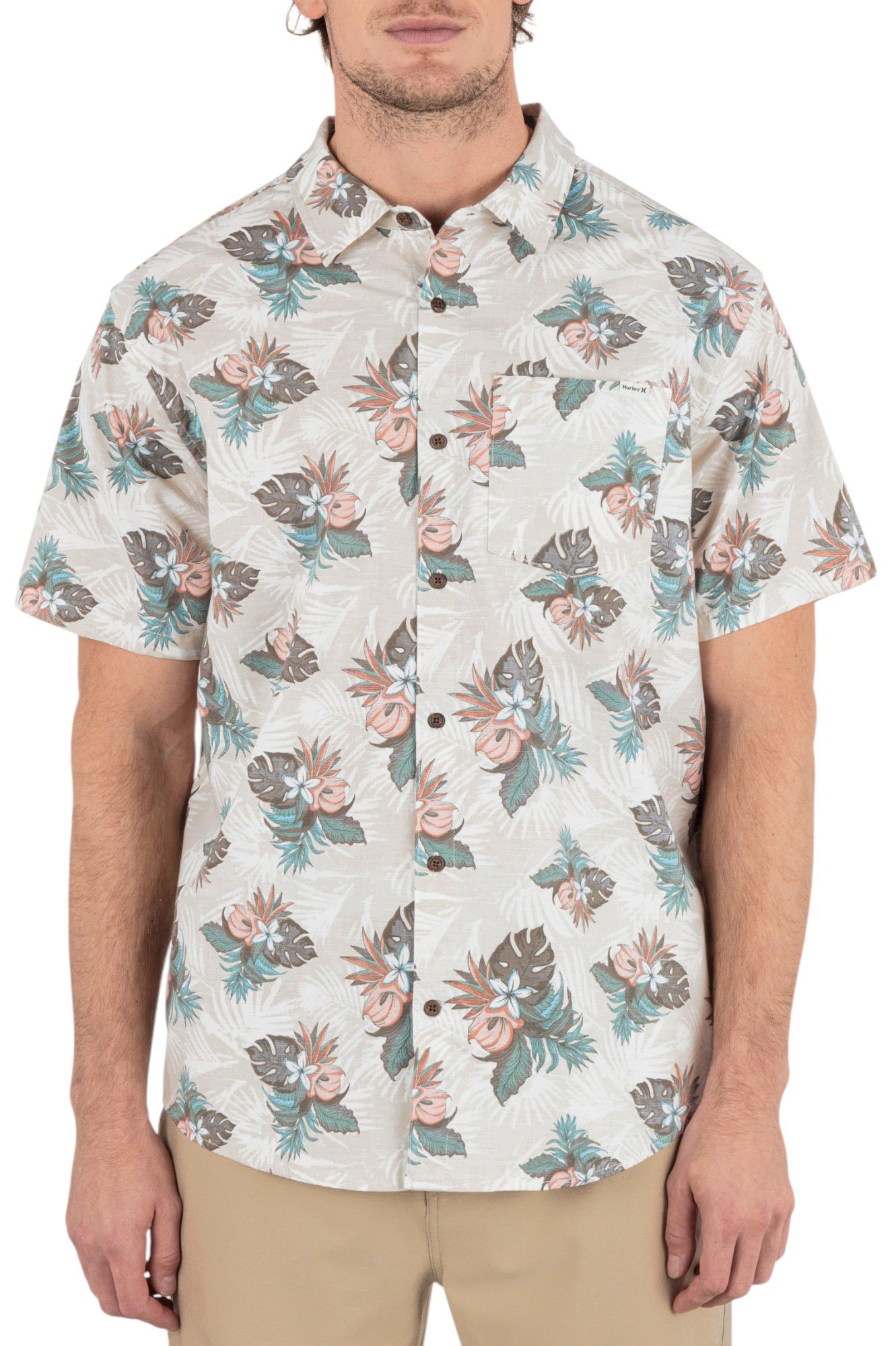 Hurley Men's One and Only Stretch Short Sleeve Shirt