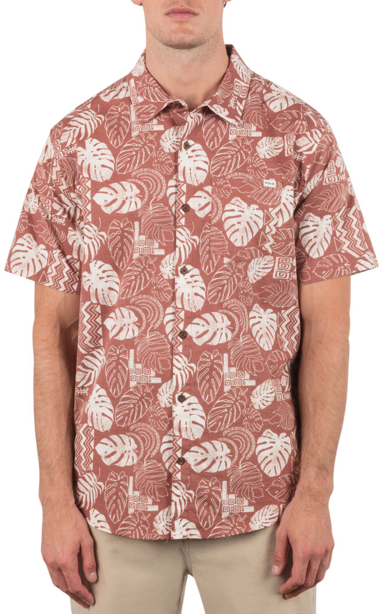 Hurley Men's One and Only Stretch Short Sleeve Shirt