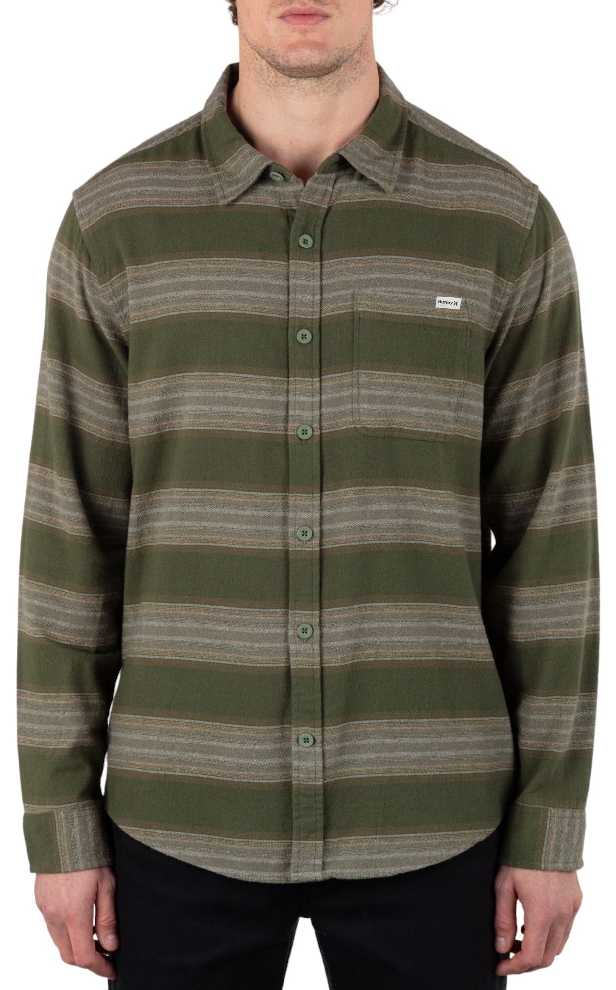Hurley Men's Portland Organic Flannel Shirt