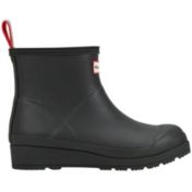 ★HUNTER★ WOMEN Shearling Insulated Short  Boots Black HUNTER Women's Play Vegan Shearling Insulated Short