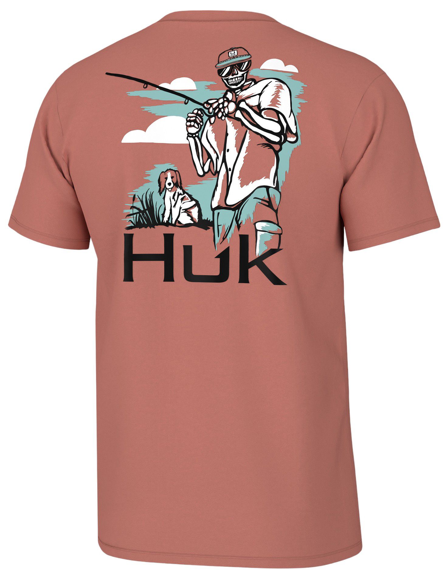 HUK Men's Fletch N' Bones Short Sleeve T-Shirt