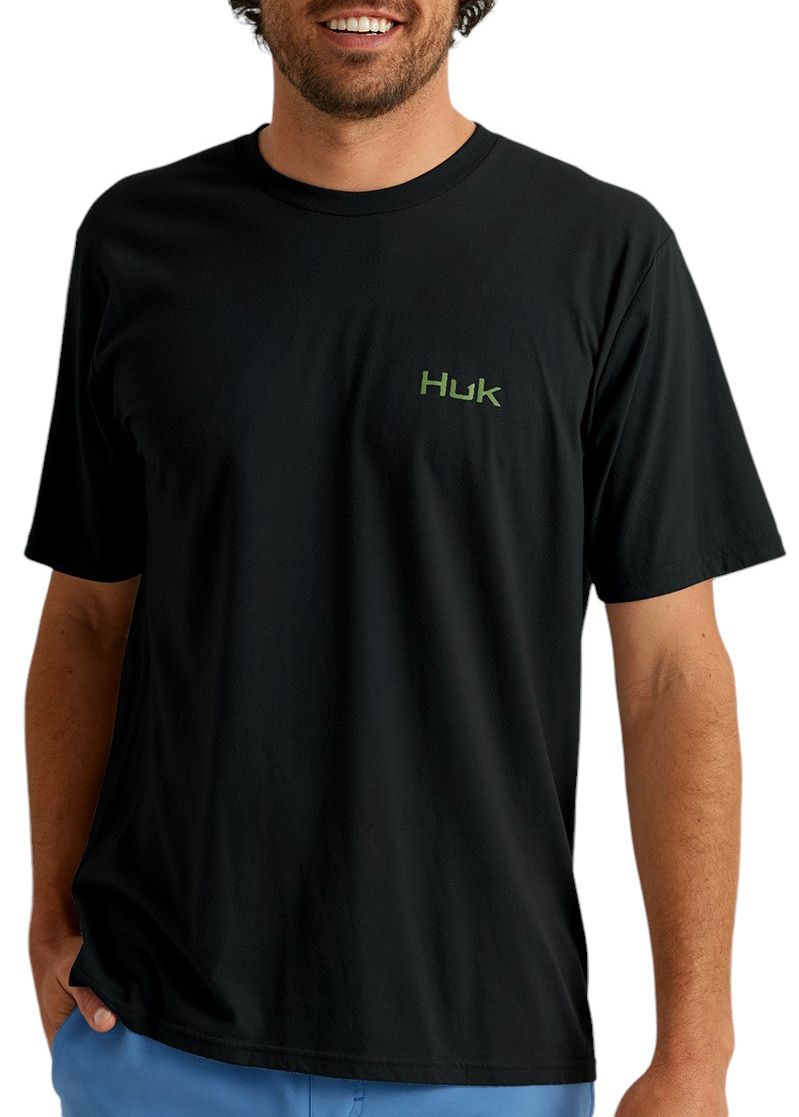 HUK Men's KC Camo Bass Short Sleeve T-Shirt