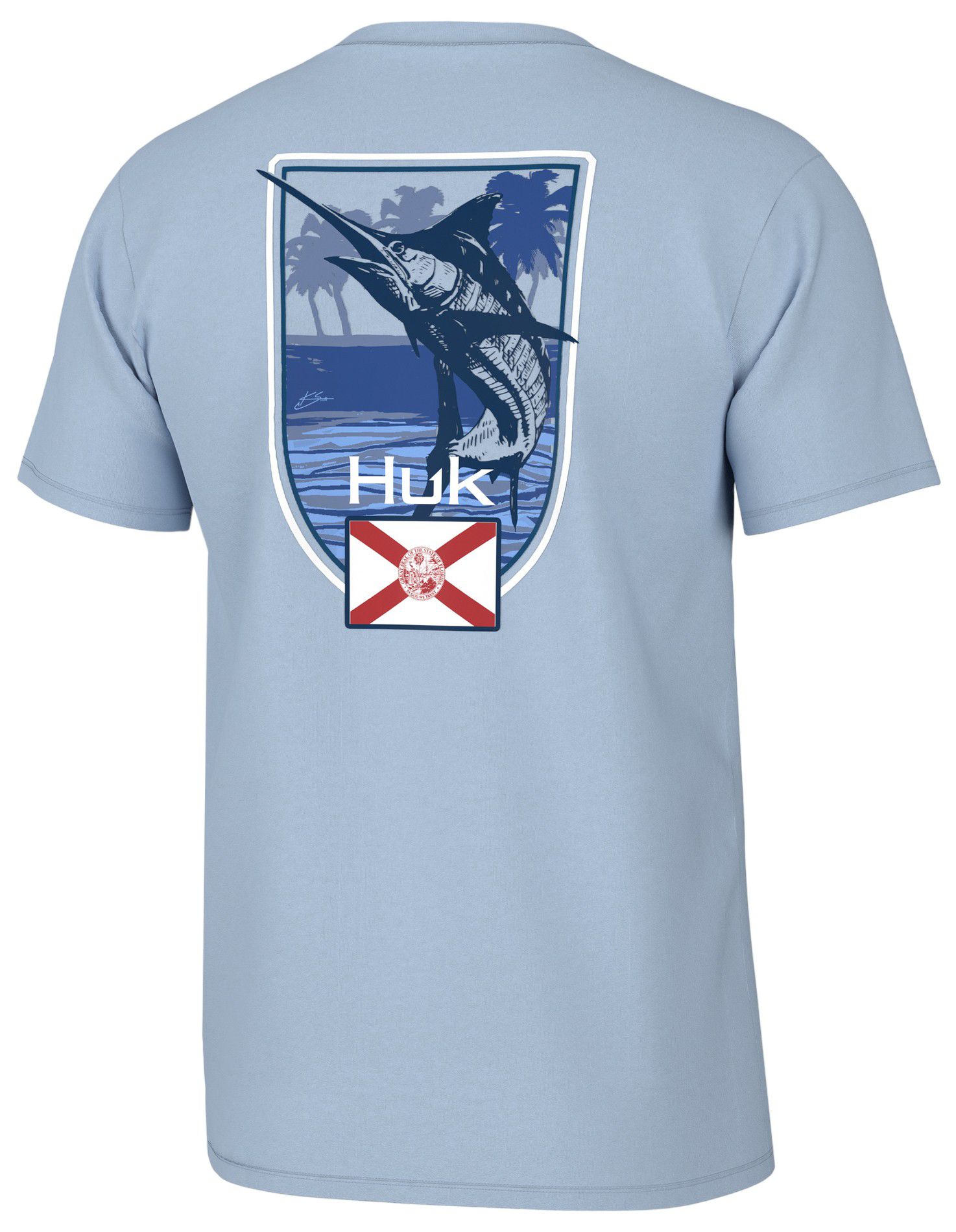 HUK Men's KC Florida Dreams Short Sleeve T-Shirt