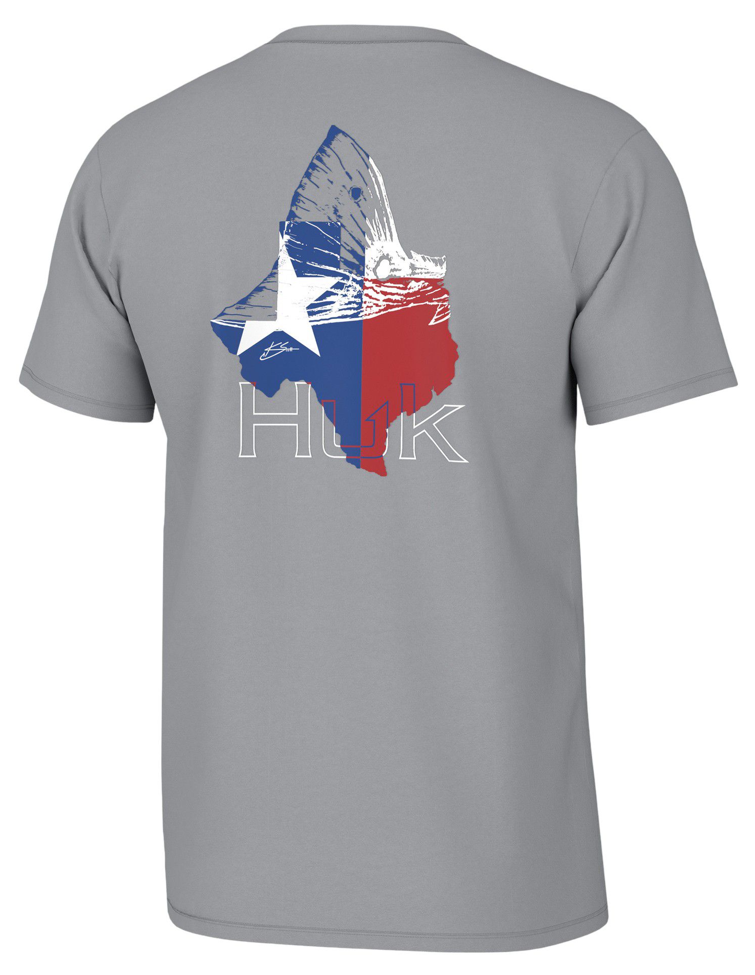 HUK Men's KC Texas Redfish Short Sleeve T-Shirt