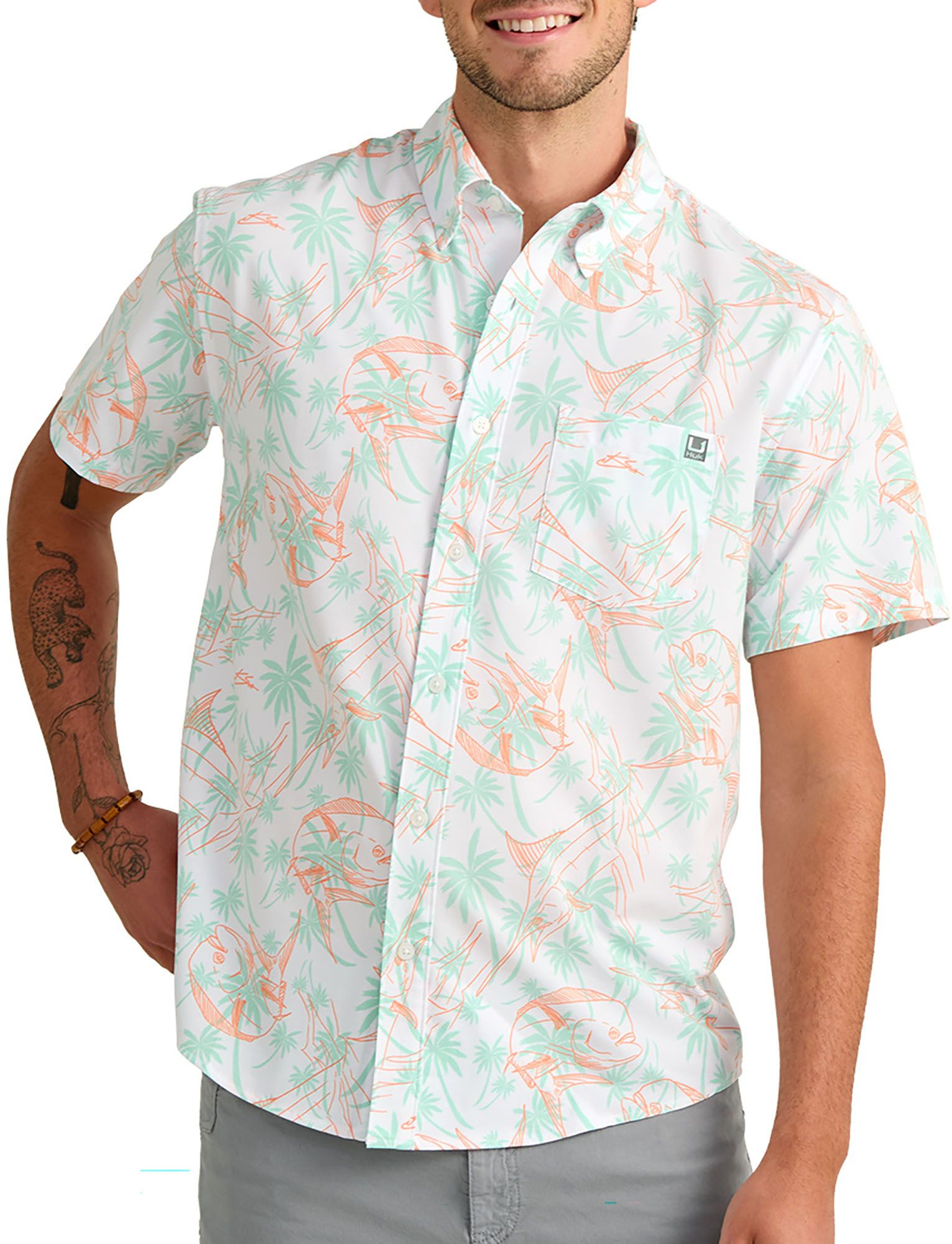 HUK Men's Kona KC Printed T-Shirt