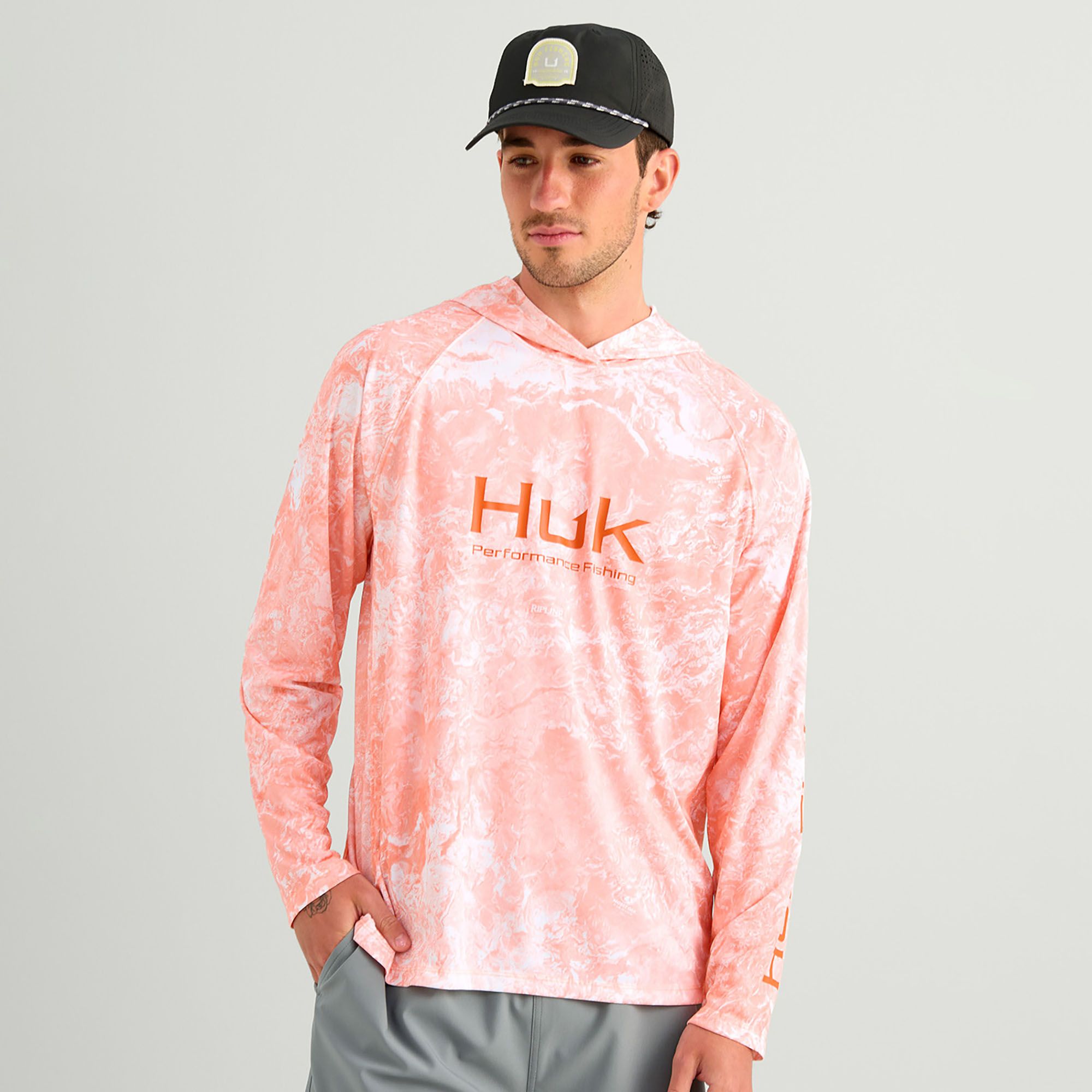 HUK Men's Mossy Oak Pursuit Hoodie