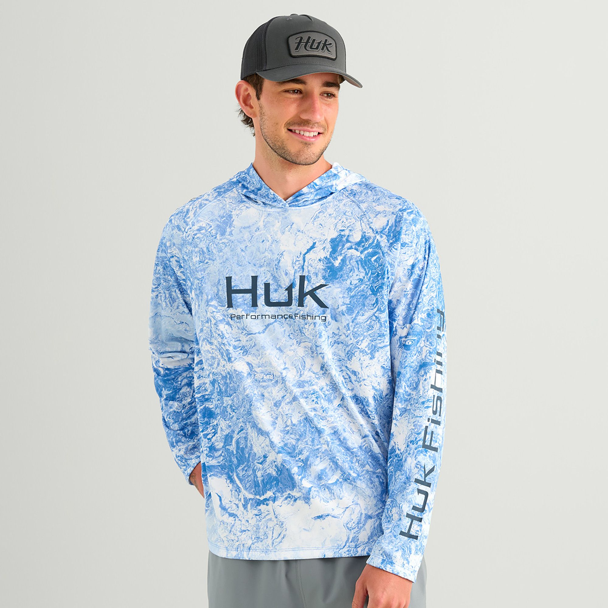 HUK Men's Mossy Oak Pursuit Hoodie