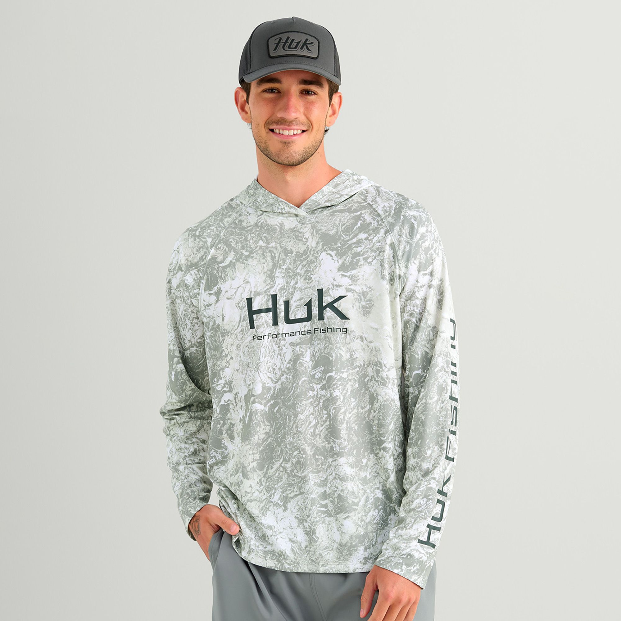 HUK Men's Mossy Oak Pursuit Hoodie
