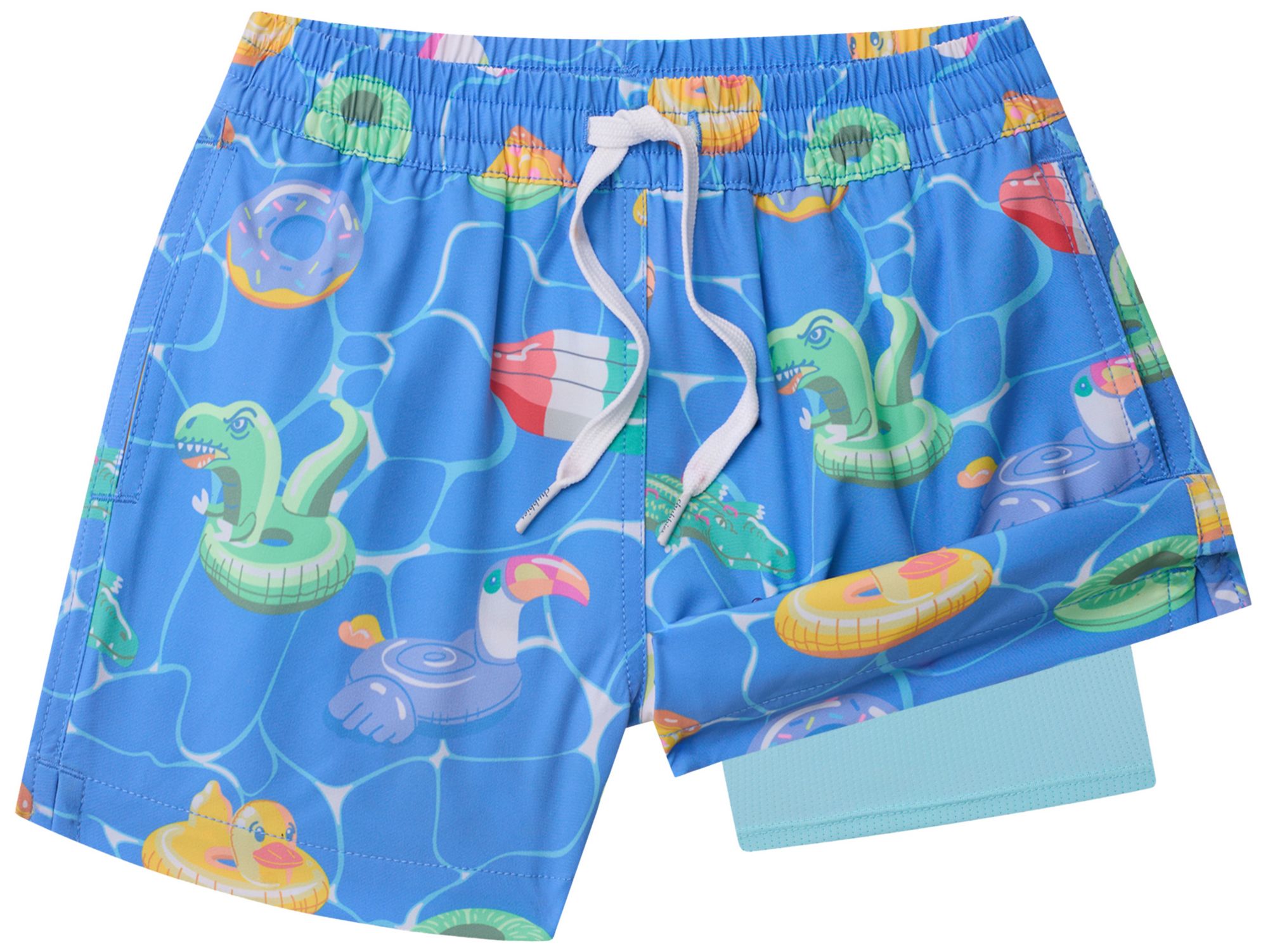 chubbies Boys' Shorter Classic Lined Swim Trunks