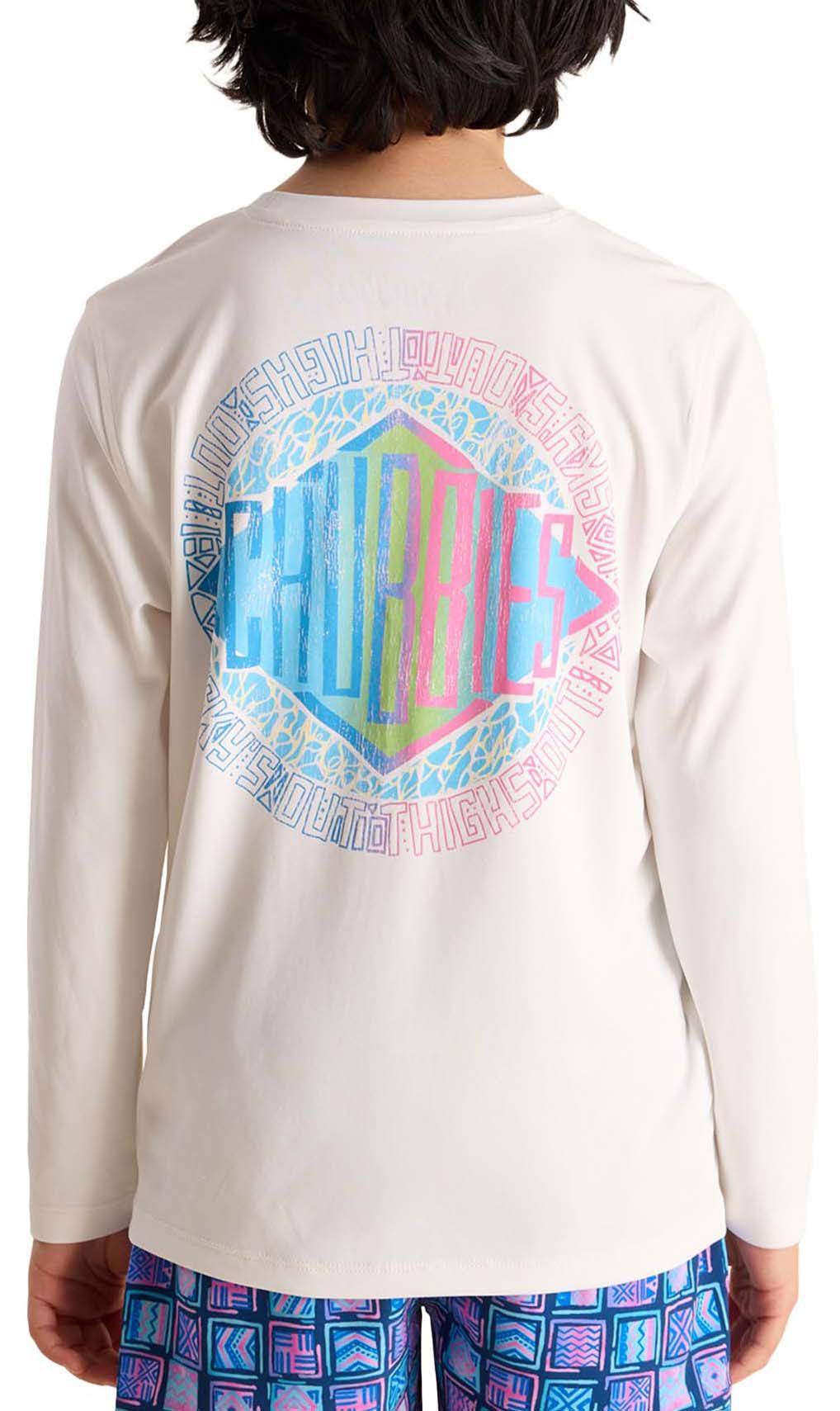 Chubbies Boys' Sun Long-Sleeve Crewneck Rashguard