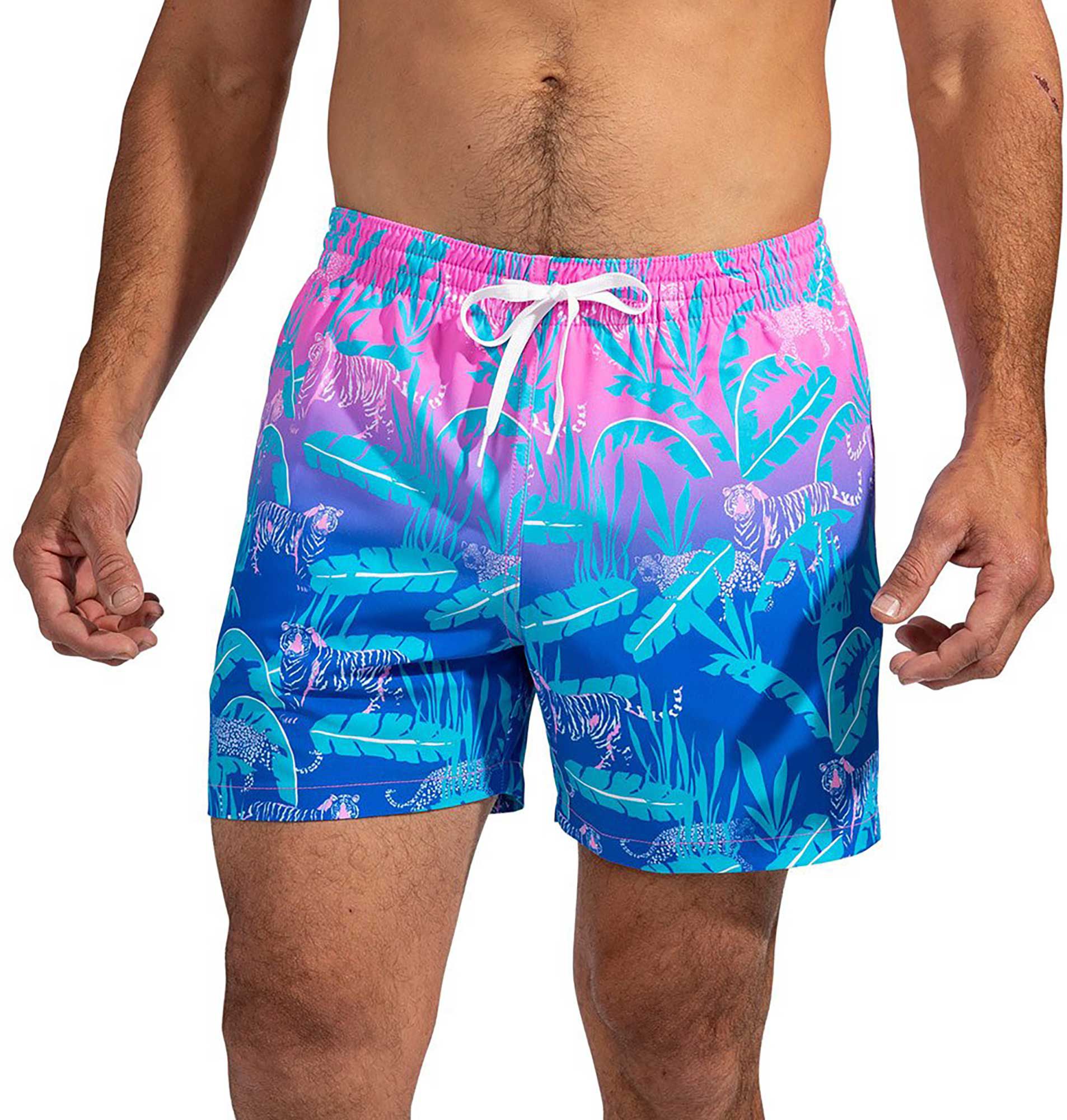 Photos - Swimwear chubbies Men's Classic 5.5" Swim Trunks, Large, Hydrofoils 24HYHMTHTRTGS55