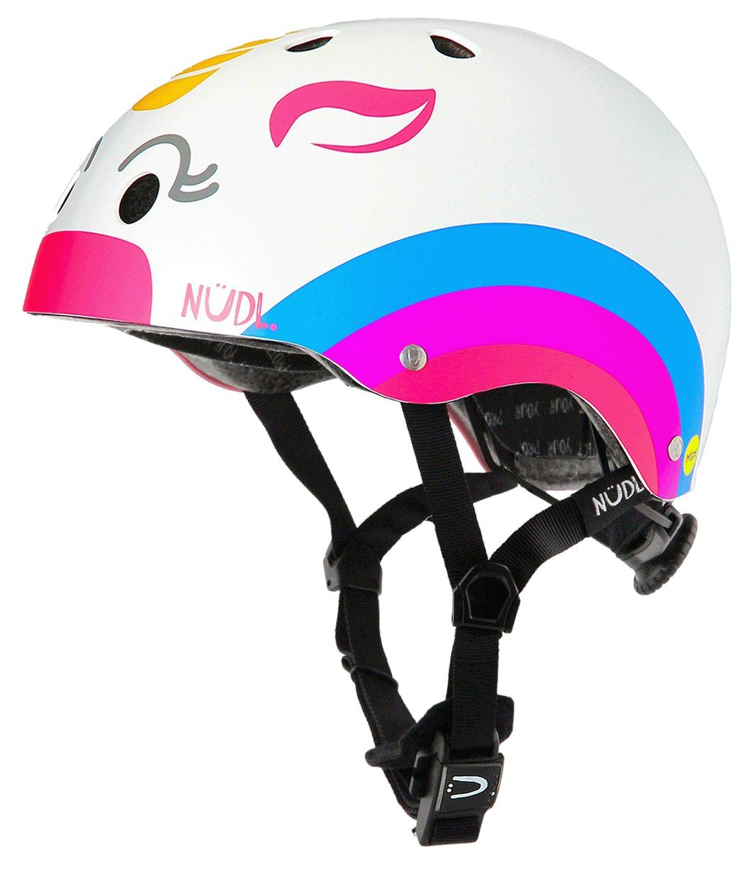 Photos - Bike Helmet NÜDL Girls' Unicorn MIPS Helmet, YS 24IFKGNDLYTHNCRNMHLM