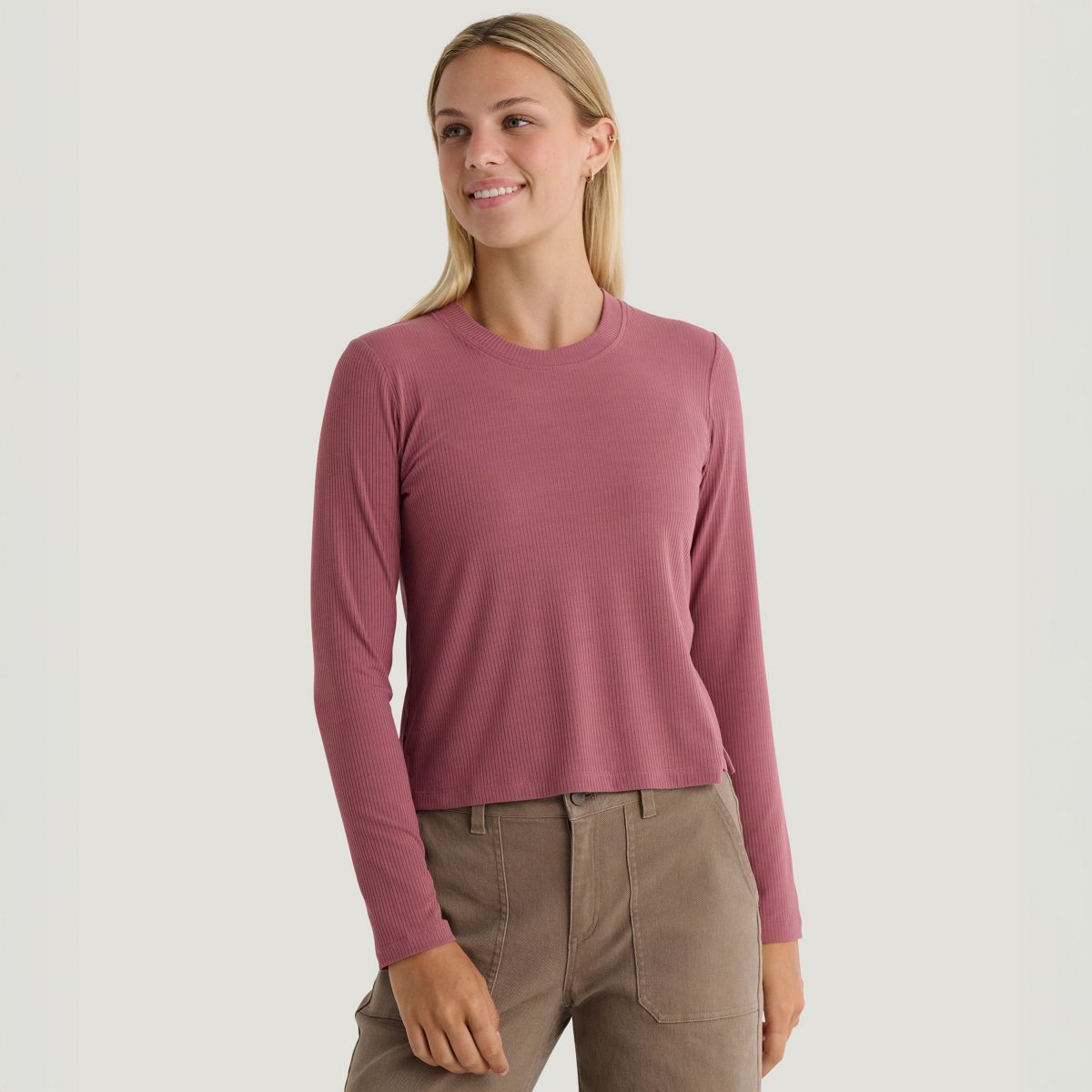 Free Fly Women's Ribbed Bamboo Long Sleeve