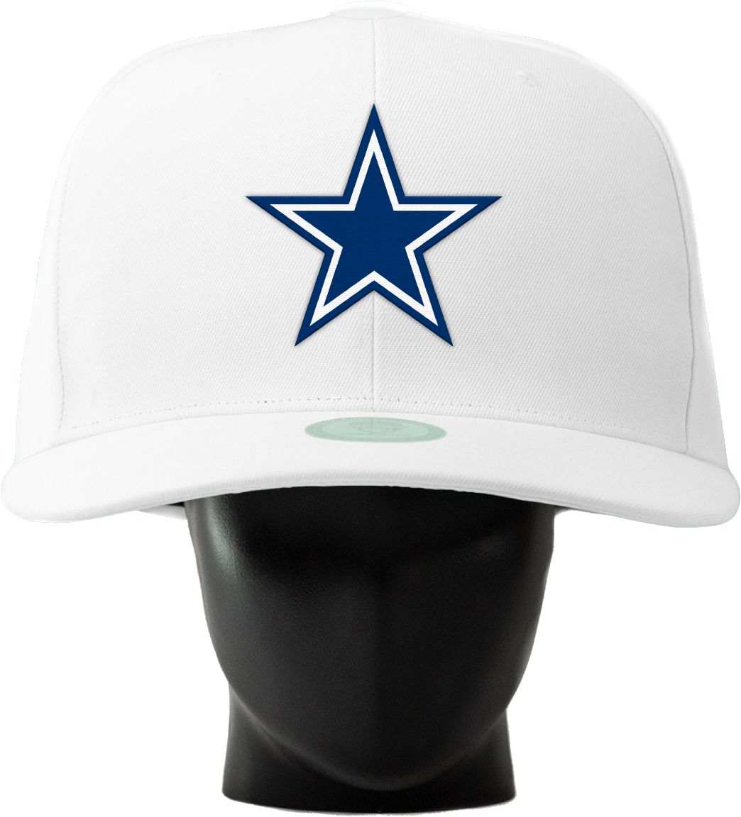 Noggin Boss Adult Dallas Cowboys White Oversized Hat