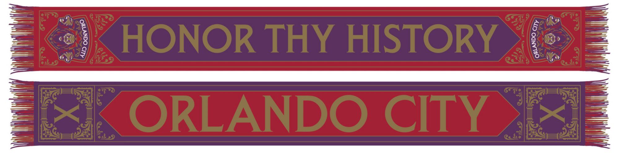 Ruffneck Scarves Orlando City Jersey Hook Multicolor Scarf