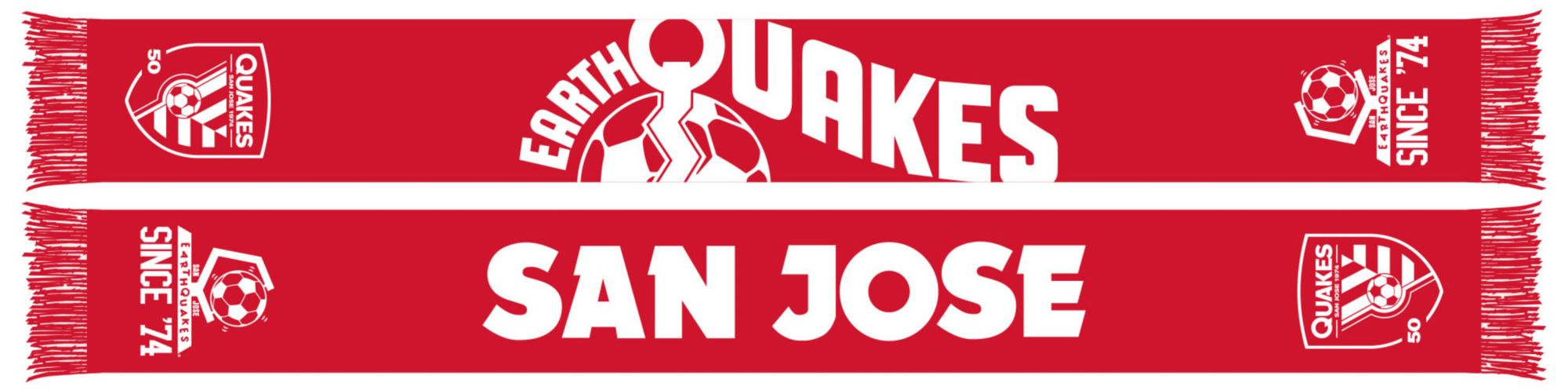 Ruffneck Scarves San Jose Earthquakes Jersey Hook Multicolor Scarf