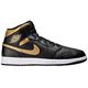 Blk/Mtlc Gold/Wht