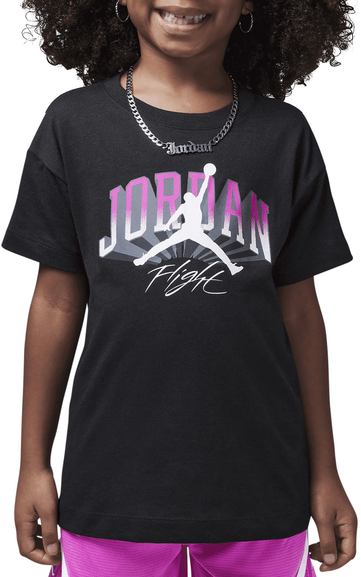 Jordan Girls' Jumpman Push Through Graphic T-Shirt