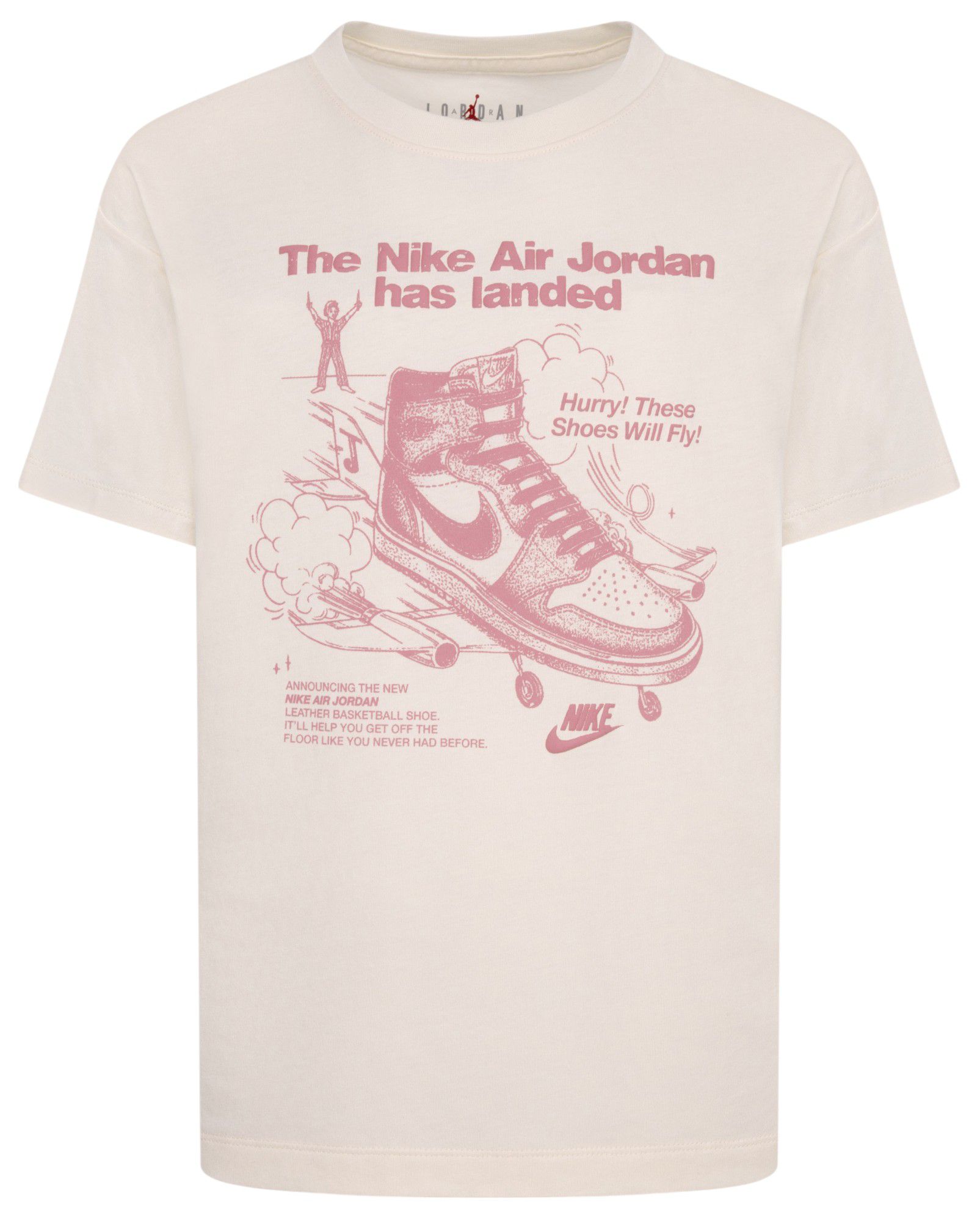Jordan Girls' Air Jordan's Landing Graphic T-Shirt