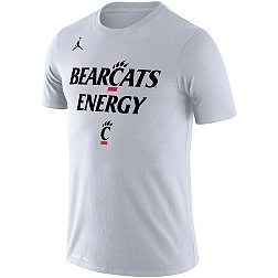 Jordan Men's Cincinnati Bearcats White Dri-FIT 'Energy' Bench T-Shirt
