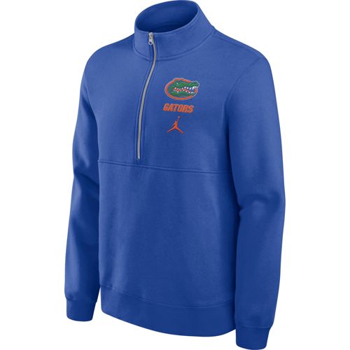 【Nike】Florida Gators Victory Jordan Brand Long-Sleeve Top Jordan Men's Florida Gators Game Royal Victory Half-Zip