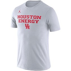 Jordan Men's Houston Cougars White Dri-FIT 'Energy' Bench T-Shirt