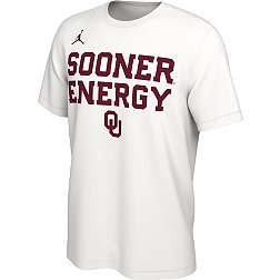 Jordan Men's Oklahoma Sooners White Dri-FIT 'Energy' Bench T-Shirt