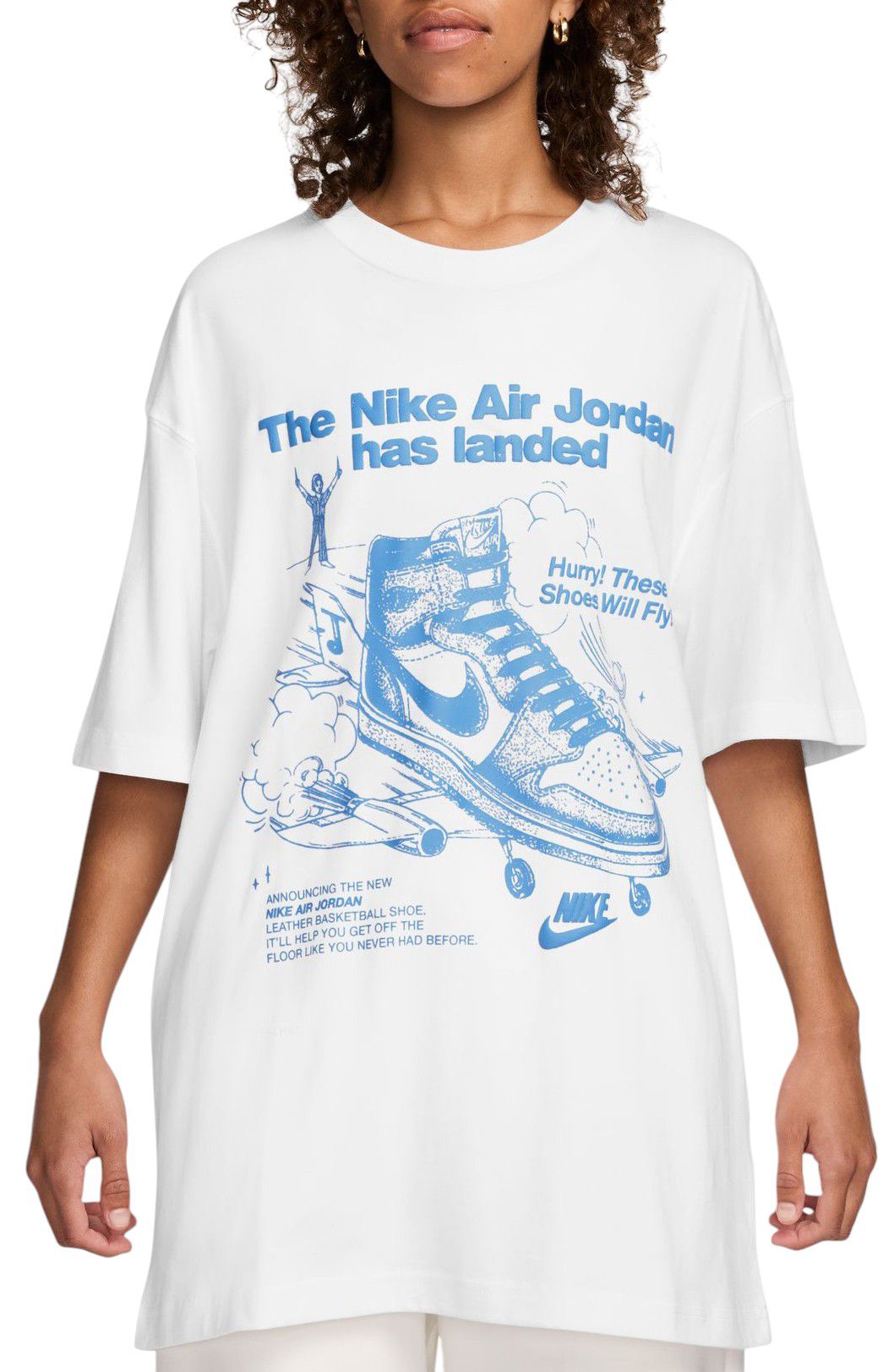 Jordan Women's Oversized Sneaker Graphic T-Shirt