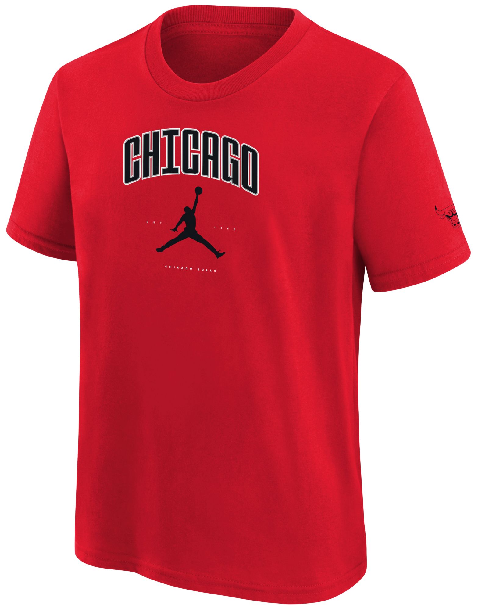 Jordan Youth Chicago Bulls Red Jordan City T-Shirt - Red
