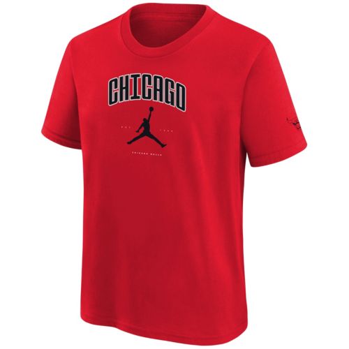 Nike Youth Chicago Bulls Red On Court Practice Long Sleeve T