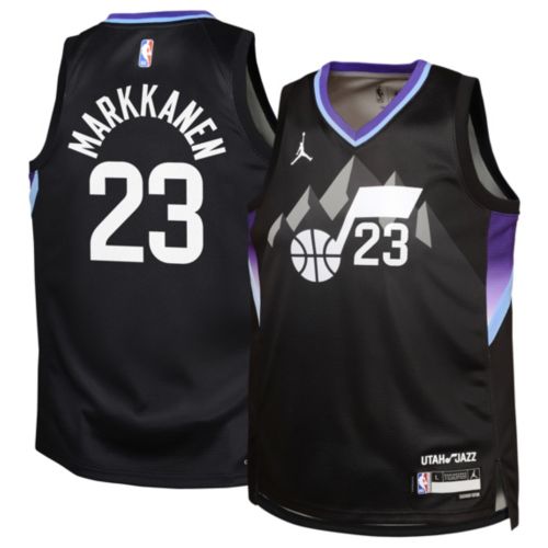Jordan Youth Utah Jazz Jordan Clarkson #00 Statement Jersey