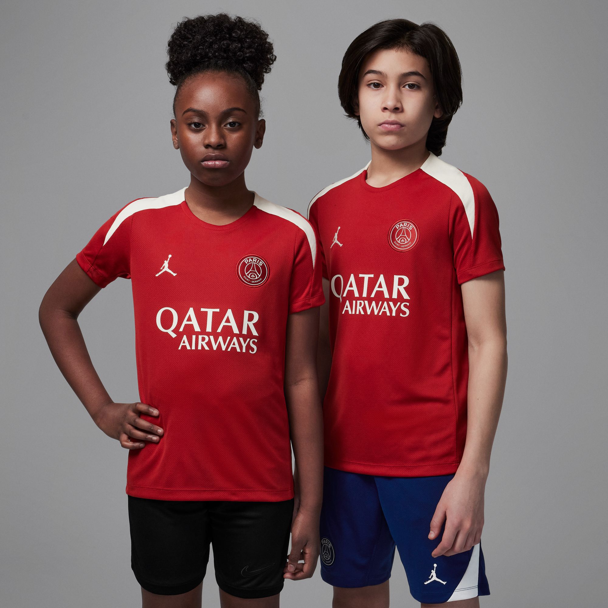 Jordan Youth Paris Saint-Germain FC 2025 Red 4th Training Jersey