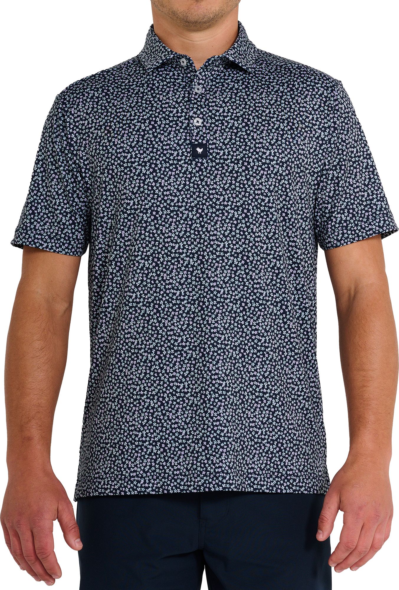 Bad Birdie Men's Ditsy Down Golf Polo