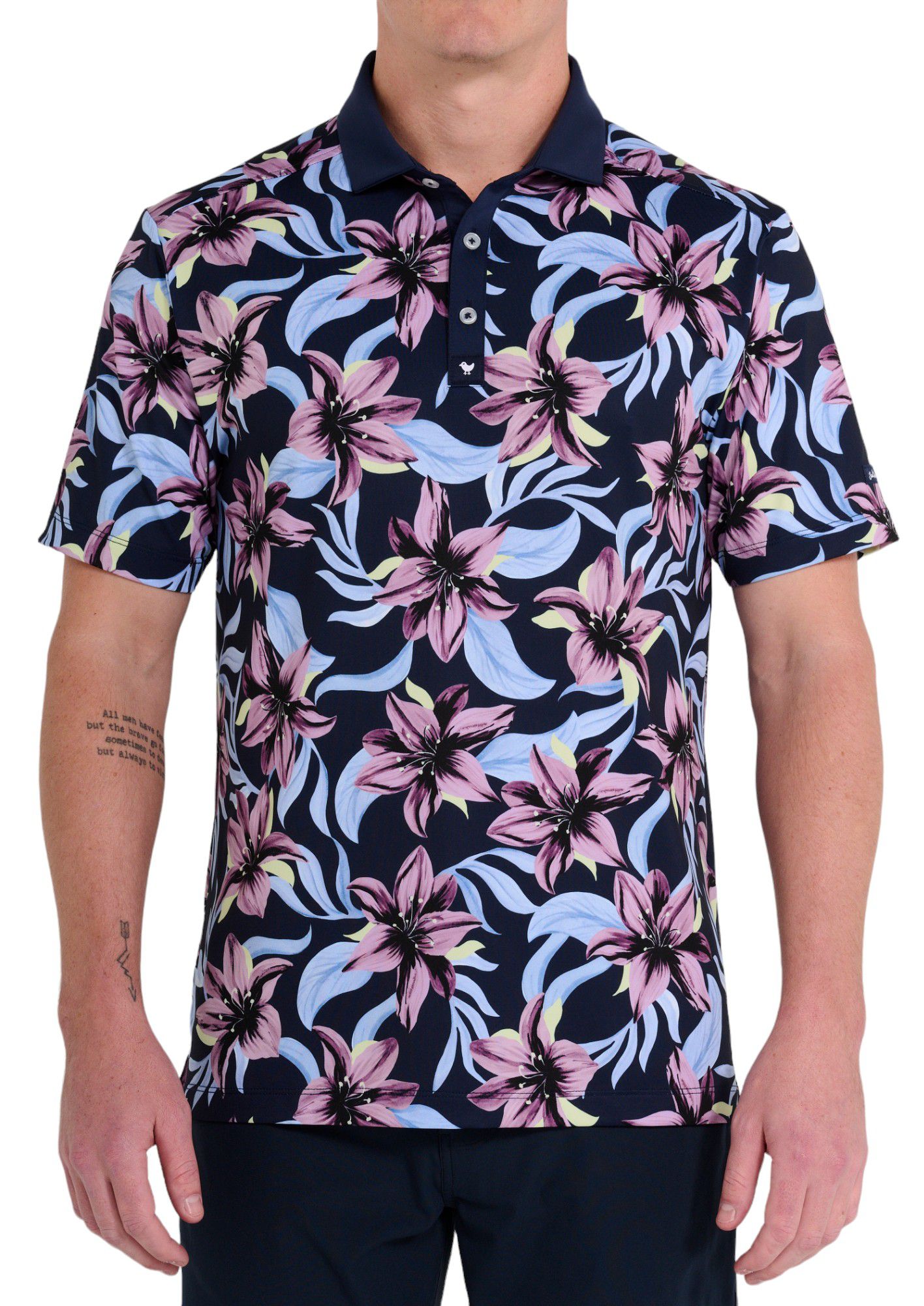 Bad Birdie Men's Core Golf Polo - Purple