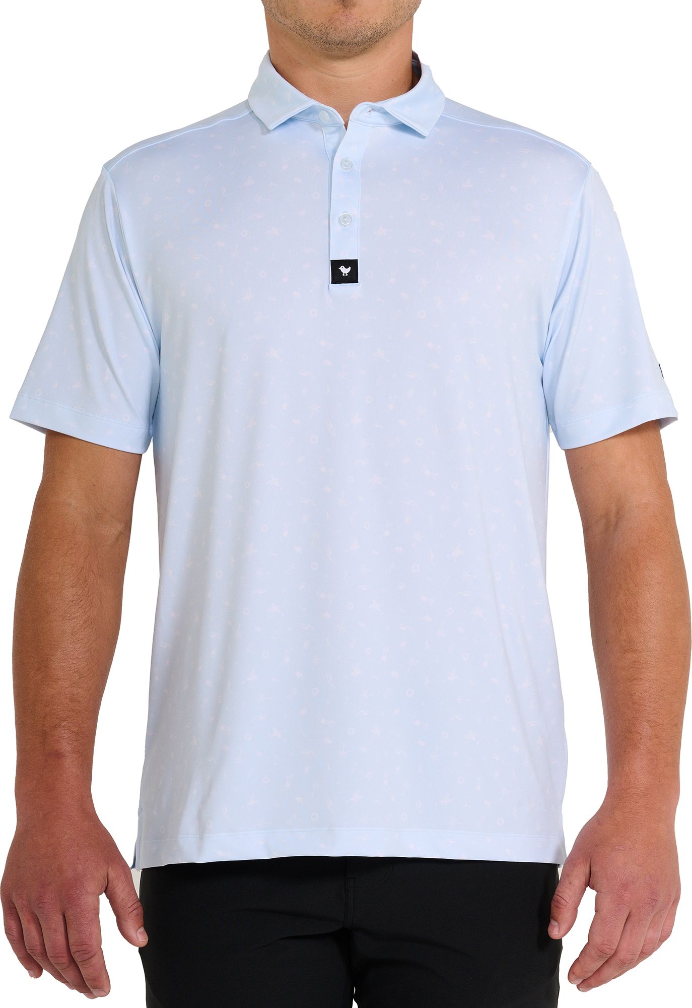 Bad Birdie Men's Sights N Rounds Golf Polo