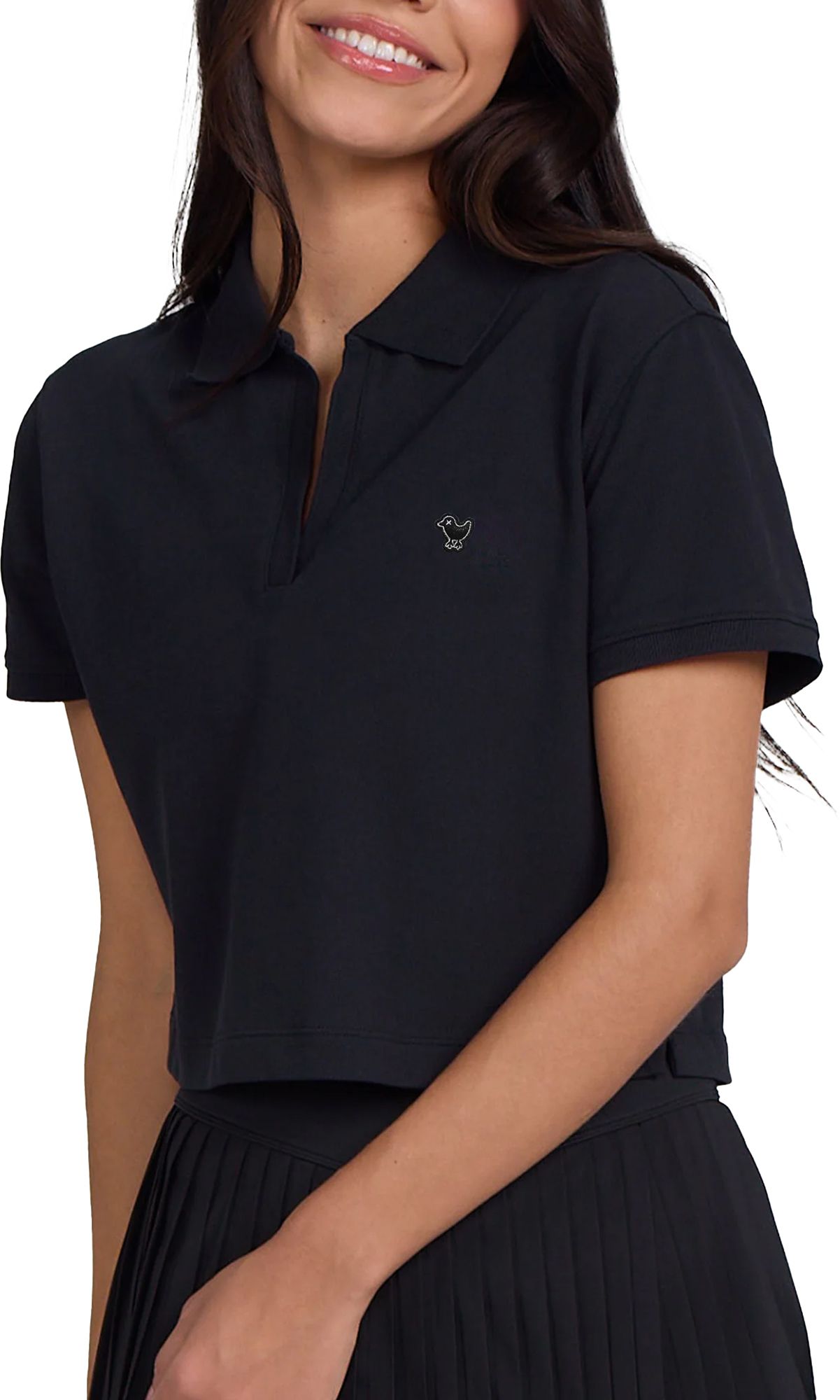 Bad Birdie Women's Rib Collar Golf Polo