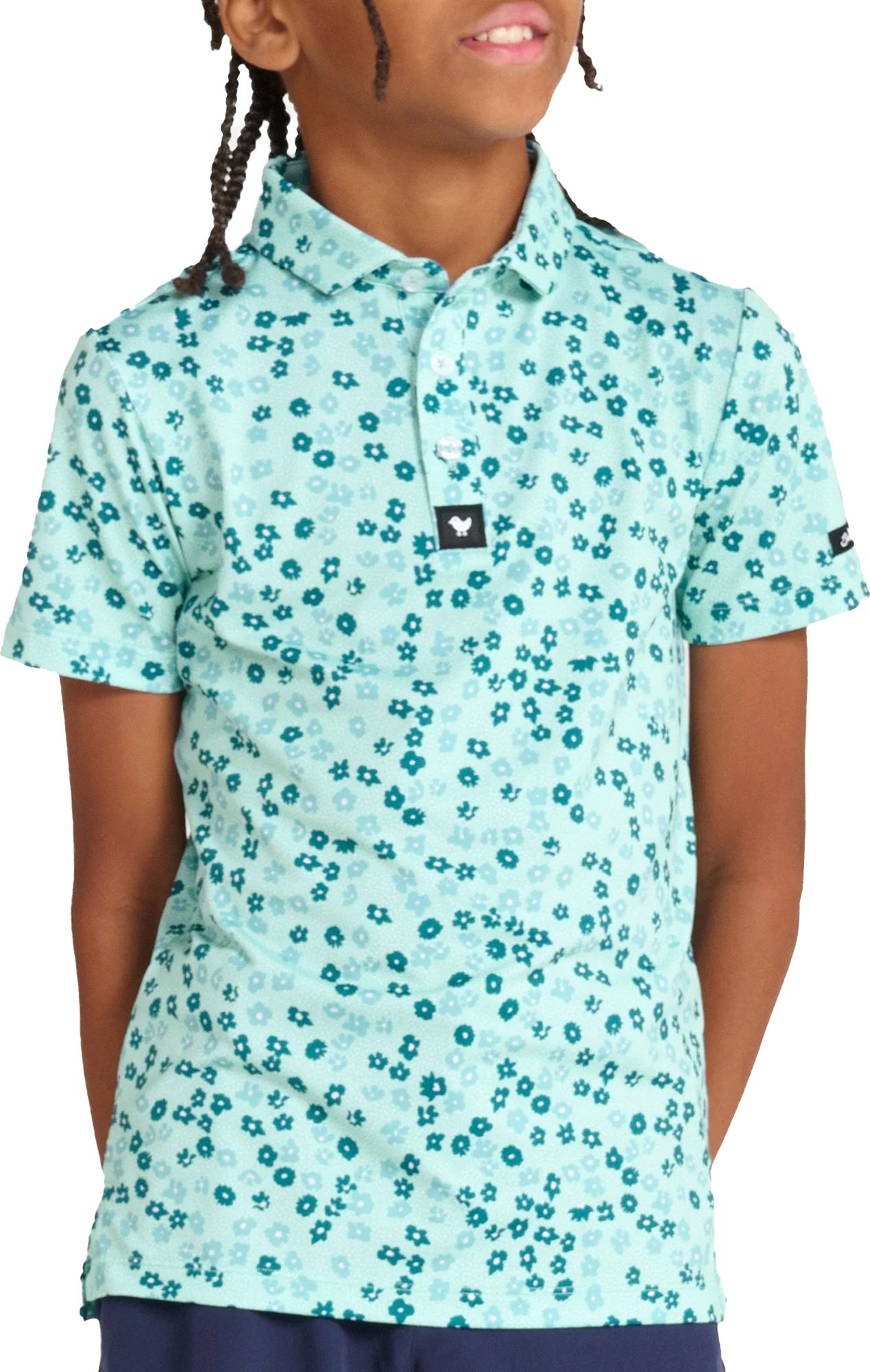 Bad Birdie Youth Short Sleeve Printed Golf Polo