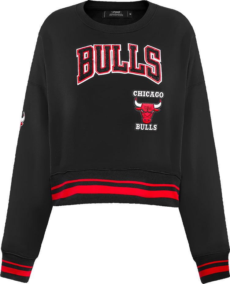 Pro Standard Women's Chicago Bulls Ribbed Crewneck Sweatshirt
