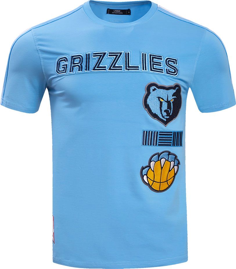 Pro Standard Adult Memphis Grizzlies Blue Retro Striped T-Shirt
