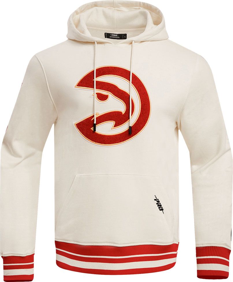 Pro Standard Adult Atlanta Hawks White Retro Hoodie
