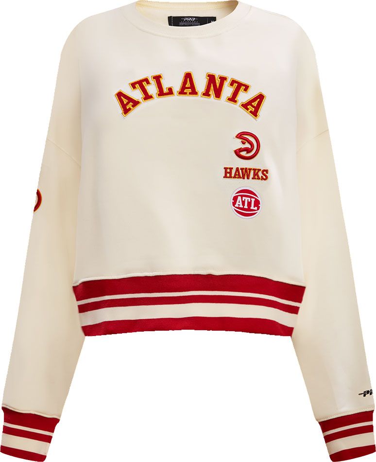 Pro Standard Women's Atlanta Hawks Ribbed Crewneck Sweatshirt