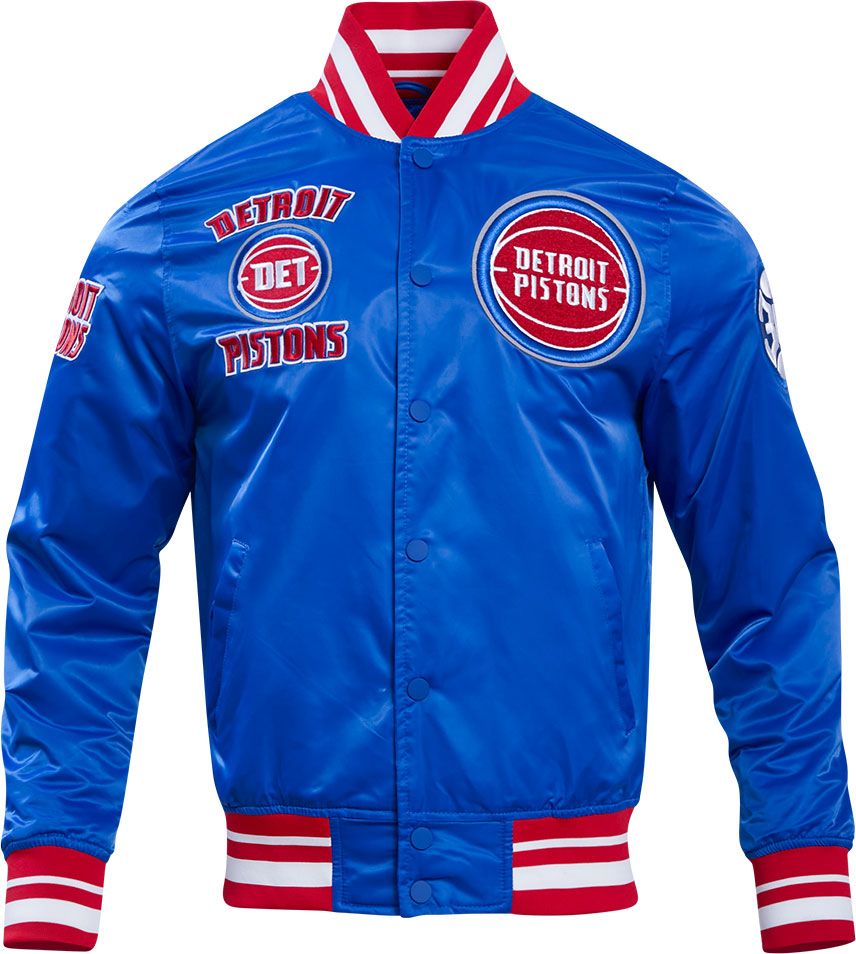 Pro Standard Adult Detroit Pistons Blue Retro Classic Satin Jacket