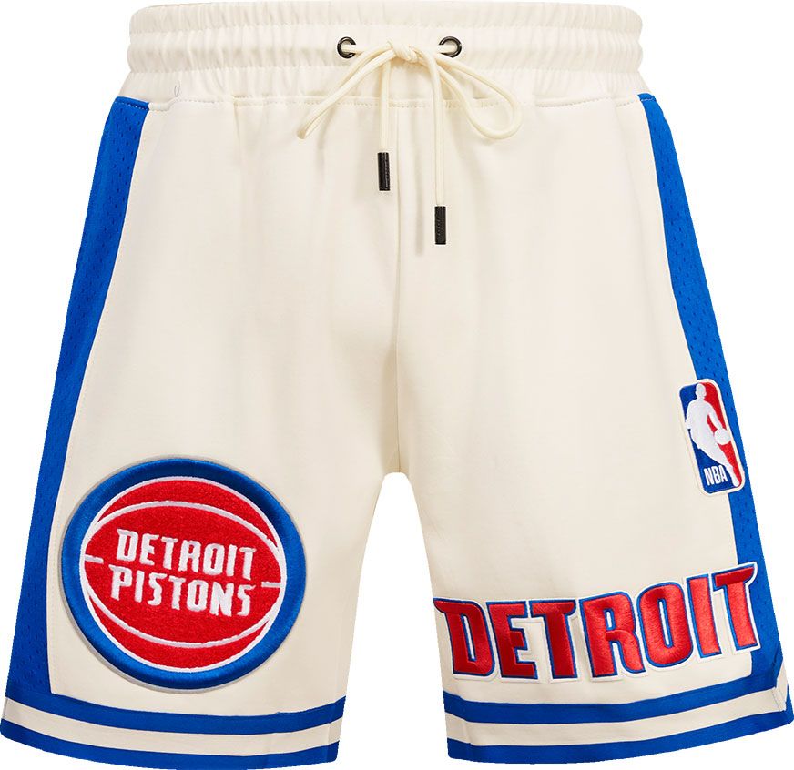 Pro Standard Adult Detroit Pistons White Retro Shorts