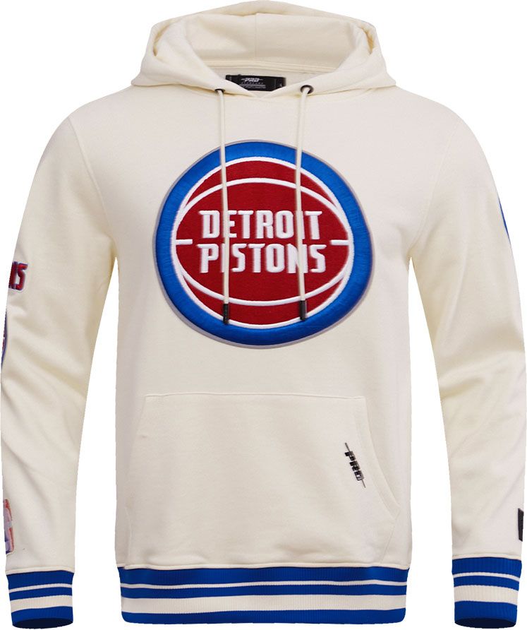 Pro Standard Adult Detroit Pistons White Retro Hoodie