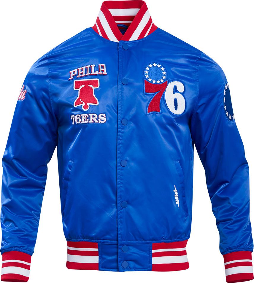 Pro Standard Adult Philadelphia 76ers Blue Retro Classic Satin Jacket
