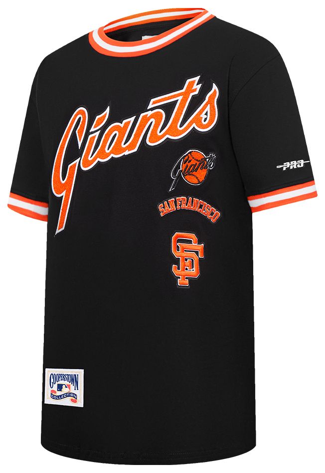 Pro Standard Boys' San Francisco Giants Black Classic Retro T-Shirt