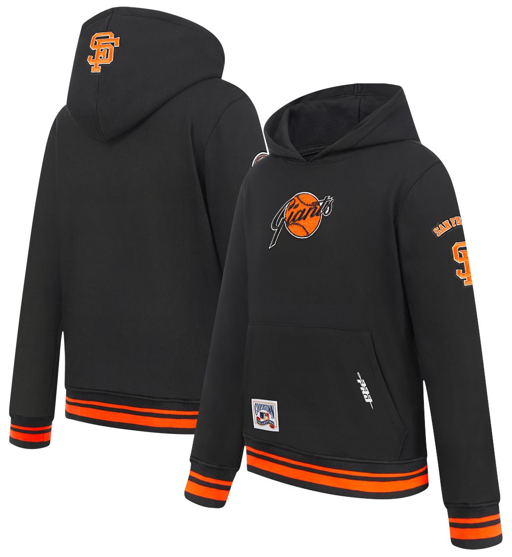 Pro Standard Boys' San Francisco Giants Black Classic Fleece Pullover Hoodie