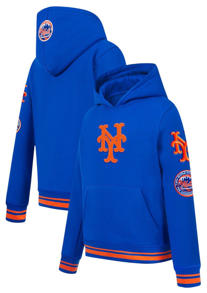 Pro Standard Boys' New York Mets Royal Classic Fleece Pullover Hoodie