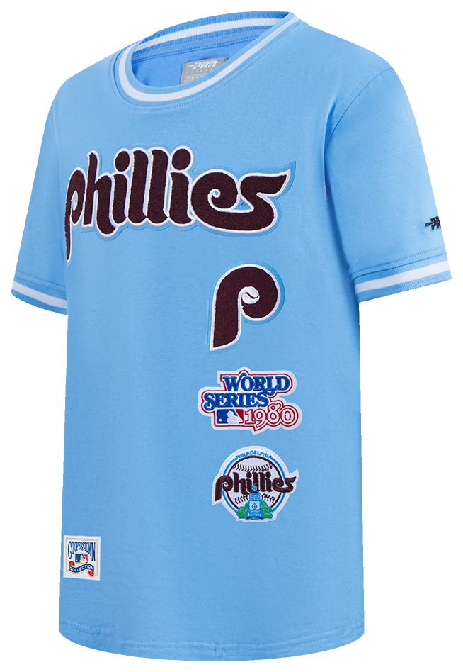 Pro Standard Boys' Philadelphia Phillies Blue Classic Retro T-Shirt