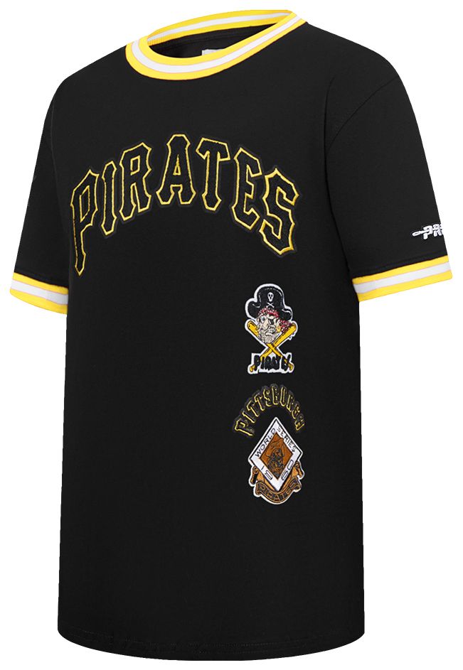 Pro Standard Boys' Pittsburgh Pirates Black Classic Retro T-Shirt